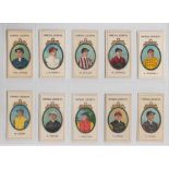 Cigarette cards, Taddy, Famous Jockeys (with frame) (20/25) (gen gd)