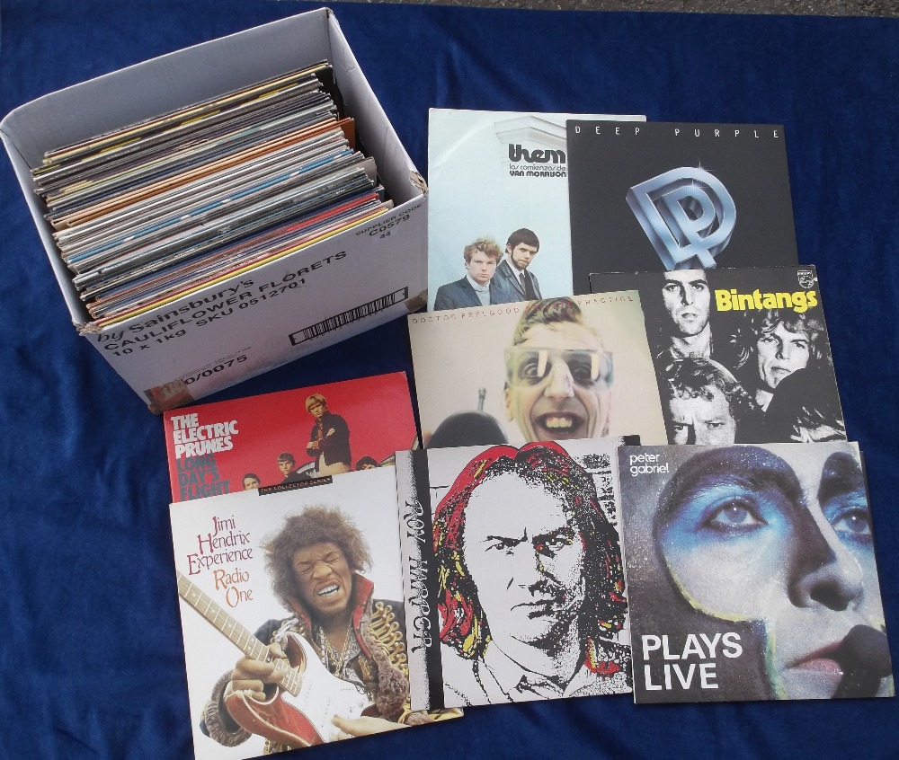 Vinyl Records, a collection of 60+ albums and 12" singles, to include demo discs, some