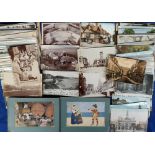 Postcards, an original collection of approx. 250 mainly UK topographical cards with a few