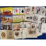 Postcards, a mixed collection of approx. 290 comic and Edwardian greetings cards, inc. Pedro,
