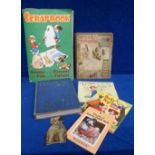 Scrap Book and Children's Books, a scrap book dating from the 1950s containing 14 pages of