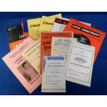 Jazz Programmes, Handbills and Tickets from the 1950/60s to include a 1969 ticket for Duke Ellington