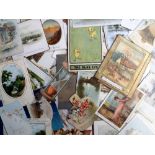 Tony Warr Collection, 100+ Victorian Greetings Cards (together with some slightly later) to
