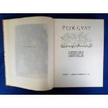 Book, from the library of the actor John Moffatt, Peer Gynt by Henrik Ibsen 1936 First Edition