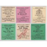 Football tickets, a collection of 9 Wembley Steward tickets for FA Cup Finals 1973, 1979, 1981 &