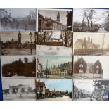 Postcards, Staffs, a selection of approx. 60 U.K. topographical cards of Staffordshire with many