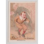 Cigarette card, Cope's, The Seven Ages of Man 'X' size, type card 'The Schoolboy' (very slight