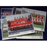 Trade issues, a collection of 9 Esso large Football Team photos, Arsenal, England World Cup Team