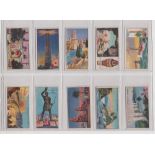Cigarette Cards, Cohen Weenen & Co., Wonders of the World (green back) (set, 30 cards) (3 with