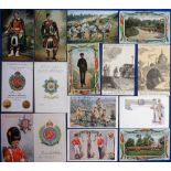 Postcards, a collection of 32 Military cards inc. 'All my own Work' by Grimes (2), various