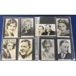 Trade cards, Film Weekly, Cinema Stars 'P' size, 238 different cards (set?) including Laurel &