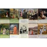 Postcards, a collection of approx. 130 song cards mainly published by Bamforth, (gen gd)