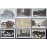 Postcards, London suburbs, a collection of approx. 65 cards of Clapham and area with RP's of The