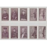 Cigarette cards, Gallaher British Naval series (set 50 cards) (a few fair generally gd)