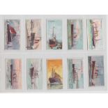 Cigarette cards, Singleton & Cole Atlantic Liners (17/50) (generally gd)