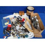 Collectables, bag of assorted collectables to include Eversharp , Fineline and Parker fountain pens,