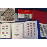 Stamps, a collection of mainly GB stamps, mint and used, 1840-2000 in albums, stock book and