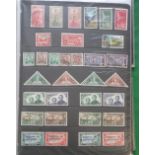 Stamps, New Zealand, a collection of mint and used stamps in folder, mostly on stock album pages,