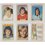Trade cards, A&BC Gum Footballers (Blue Back, 1-131) (set 131 cards) (mostly vg, checklist
