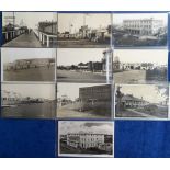 Postcards, Aviation, Croydon Airport, 10 RP's showing building exteriors inc. The Aerodrome Hotel,