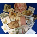 Tony Warr Collection, Ephemera, Victorian Story/Poem Booklets, 21 examples including die cut, lift