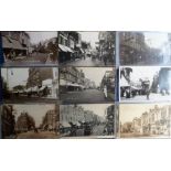 Postcards, West Croydon, a collection of 9 RP's, all residential street scenes, inc. Canterbury