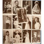 Postcards, a fine mix of 24 mainly RP cards of the Imperial Russian Royal Family 1907-1910 published