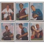 Trade cards, Chix, Famous Footballers 'X' size (set 50 cards) (vg)