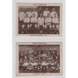Cigarette cards, Pattreiouex, Football Teams (F192-241), two type cards, Bolton Wanderers F197 &