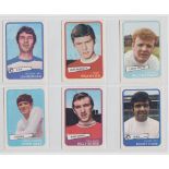 Trade cards, A&BC Gum, Footballers (yellow, 55 to 101) (set of 47 cards) (gd/vg, checklist