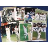 Cricket press photos, a collection of approx. 100 colour press photos 8" x 10" and smaller mostly