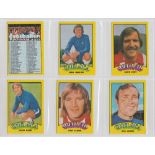 Trade cards, A&BC Gum Footballers (Red Back, Rub Coin) (set 132 cards) (mostly gd)
