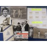 Cricket & Football, autographs, a collection of 20+ original signatures on various items including