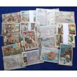 Trade cards, Liebig, a collection of approx. 20 sets, all appear to be complete but wrapped, all