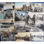 Postcards, a collection of 126 cards of the Netherlands (87) & Belgium (39), RP's and printed inc.