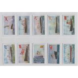 Cigarette cards, two sets, Wills (Overseas) The Evolution of the British Navy (25 cards) &