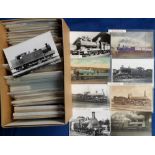 Postcards etc, Railway Engines, a collection of approx. 350 cards all relating to LMS Railway