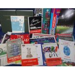 Football programmes, collection of approx. 100 big match programmes 1960's onwards inc. FA Cup