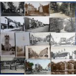 Postcards, Herts, a collection of approx. 80 U.K. topographical cards, the majority street scenes