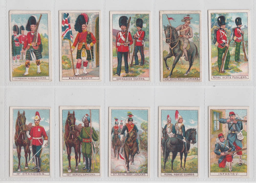Trade cards, Anon (as Pascall's), Military Series, blue back (36/44) (most with some foxing to
