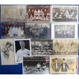 Postcards etc, Football, a collection of 21 items including 9 RP's showing Amateur Football Teams, 3