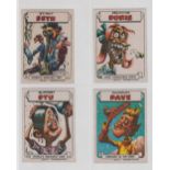 Trade cards, USA, Topps, Slob Stickers, 'B' Series, scarce issue (set, 44 cards) (vg)