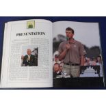 Golf, a scarce presentation copy book issued by the Augusta National Golf Club for the 1988 USA
