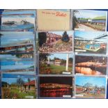 Postcards, a collection of 80+ cards all relating to Butlin's Holiday Camps, mostly 1960/80's inc.