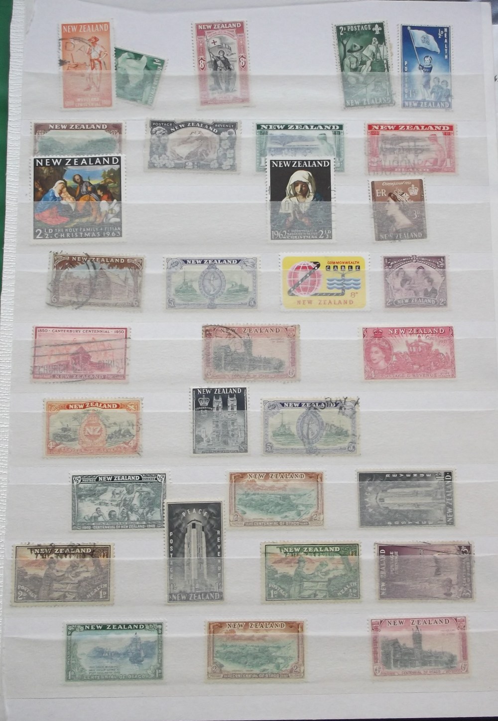 Stamps, New Zealand, a collection of mint and used stamps in folder, mostly on stock album pages, - Image 3 of 3