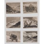 Cigarette cards, Player's, Mount Everest, 'L' size (set, 20 cards) (gd)