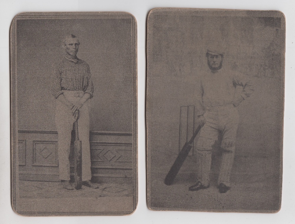 Cricket photographs, four b/w cabinet size photos each showing an individual cricketer believed to - Image 2 of 2