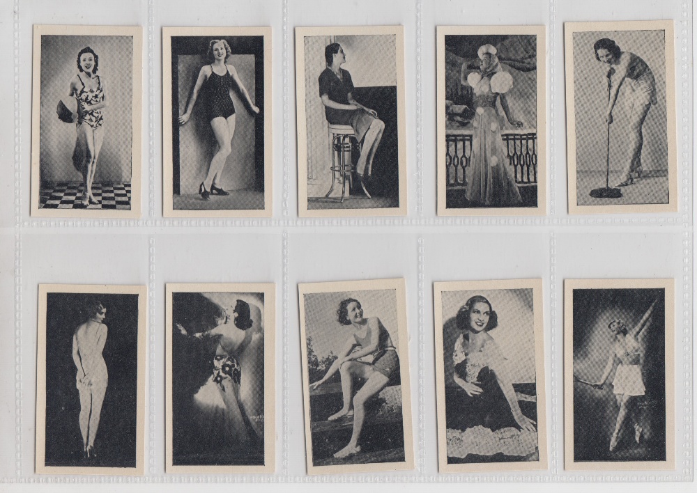Cigarette cards, 4 sets, Hill's, Modern Beauties (50 cards), Real Photographs 'F' Set 1 (space at - Image 3 of 4