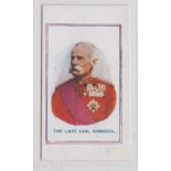 Cigarette card, Aikman's, Army Pictures, Cartoons etc, type card, The Late Earl Roberts (vg) (1)
