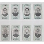 Cigarette cards, Cope's, Noted Footballers (Clip's, 120 subjects), Merthyr FC, 8 cards, nos 56-63